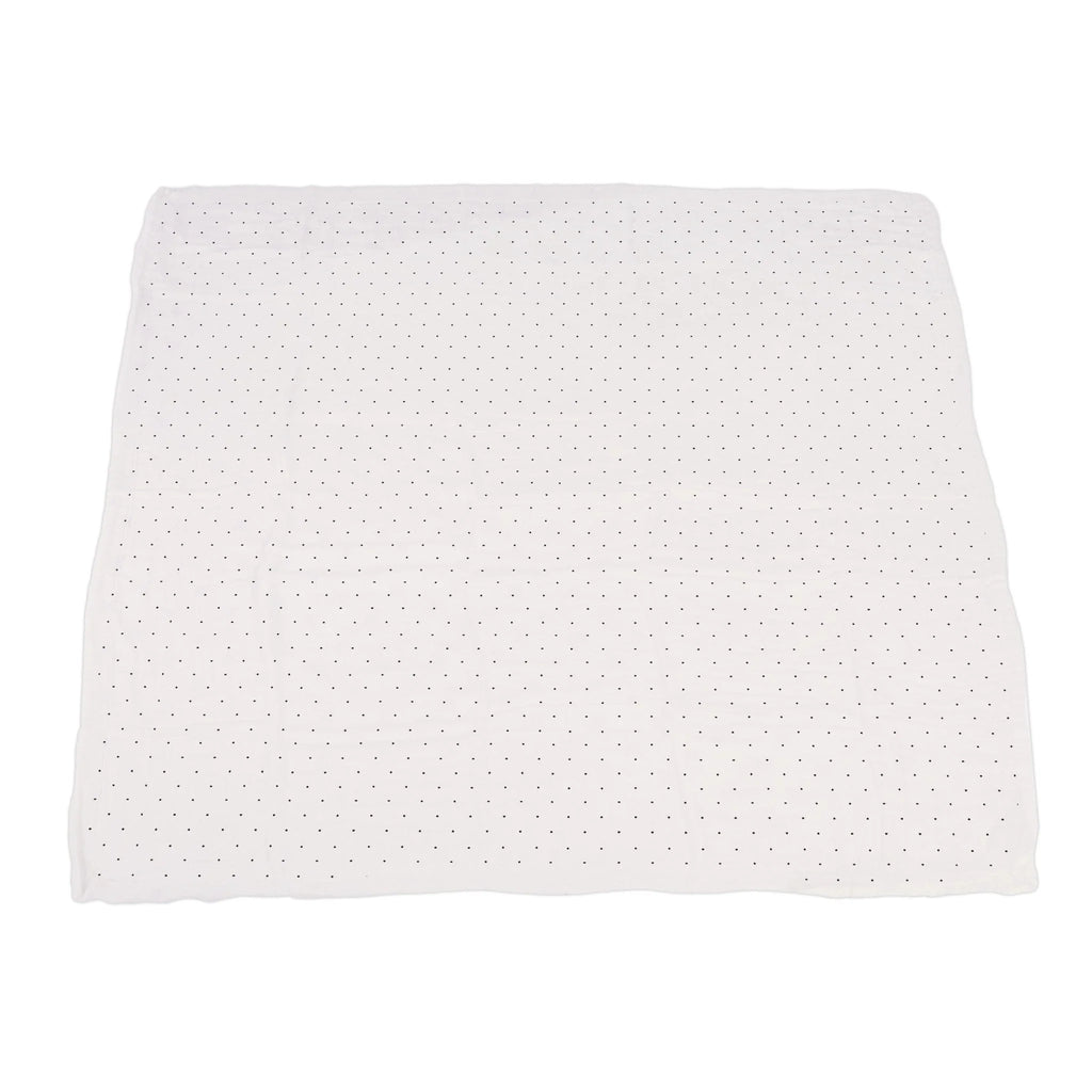Canyon Sunset Flowers and White Polka Dot Blanket