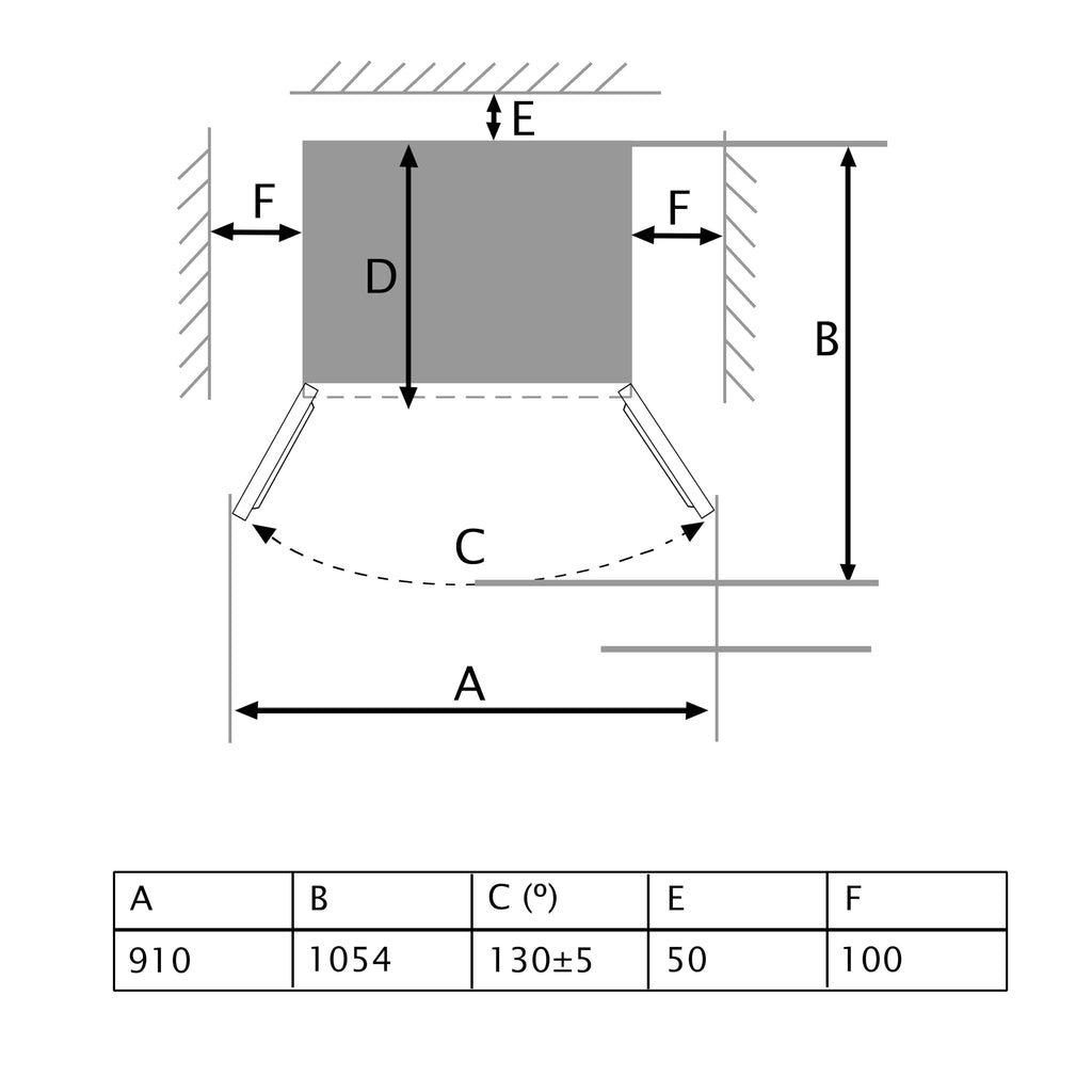 Cecotec Réfrigérateur Américain de 550 Litres Bolero CoolMarket SBS 550 Glass D. 177 cm de Hauteur et 90 cm de Largeur, Système Multi Air Flow, No Frost Total, Moteur Inverter Plus