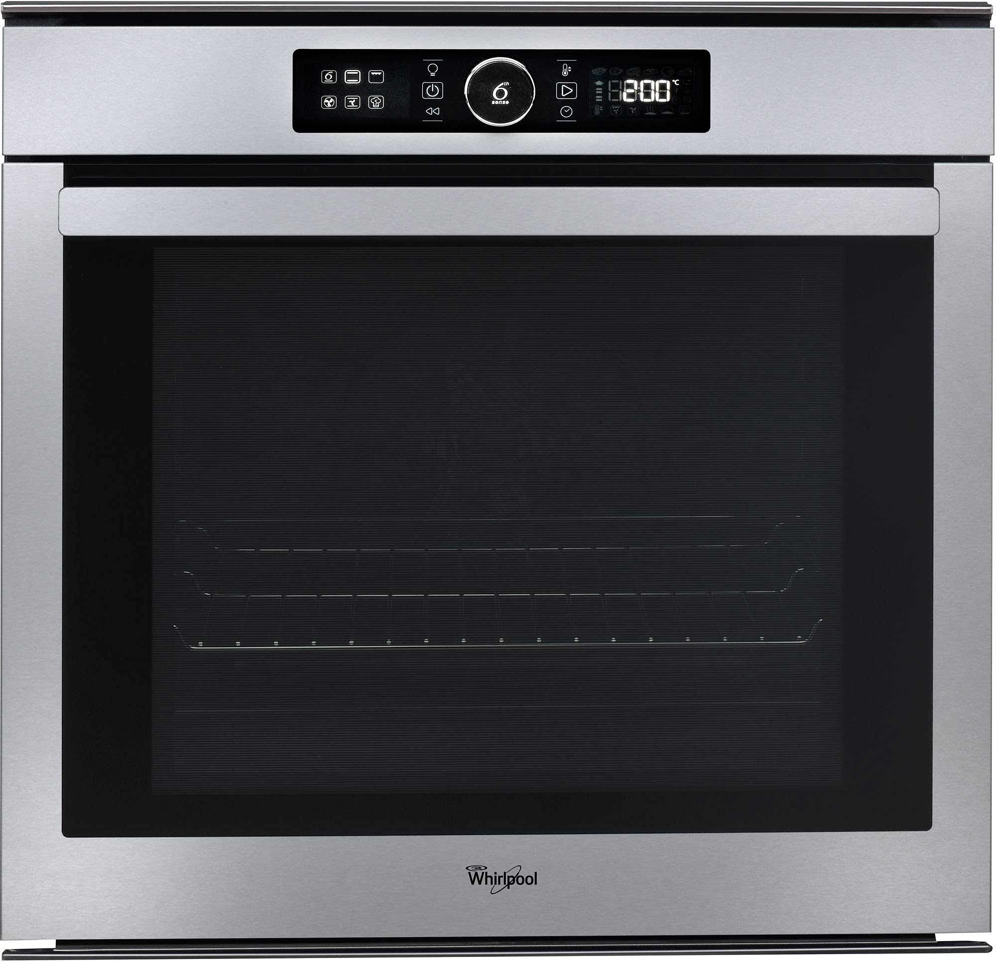 Four encastrable pyrolyse Whirlpool AKZM8530IX - Four multifonction / 73 litres / Classe A / Inox / Rails télescopiques / Injection de vapeur