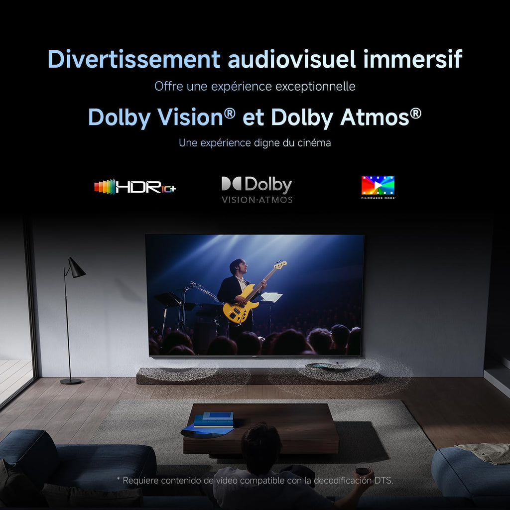 XIAOMI TV S Pro Mini LED 55, Smart TV, Dolby Vision, Dolby Atmos, QLED 4K, 144Hz, Google TV, HDR10+, Triple Tuner, DVB T2, MEMC, DTS-X, Harman AudioEFX, Prime Video, Google Assistant, AirPlay2