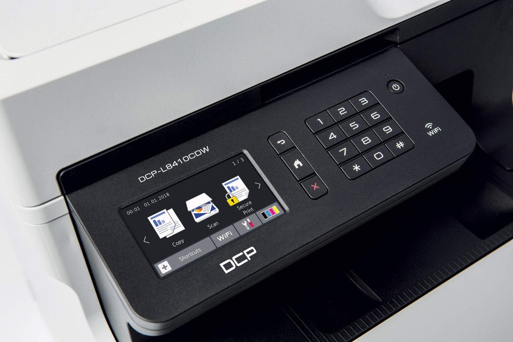 Brother DCP-L8410CDW Imprimante Multifonction 3 en 1 Laser - Professionnel - Economique - Couleur - Compact mais Puissant - Récompensé par Bli - A4, NOIR