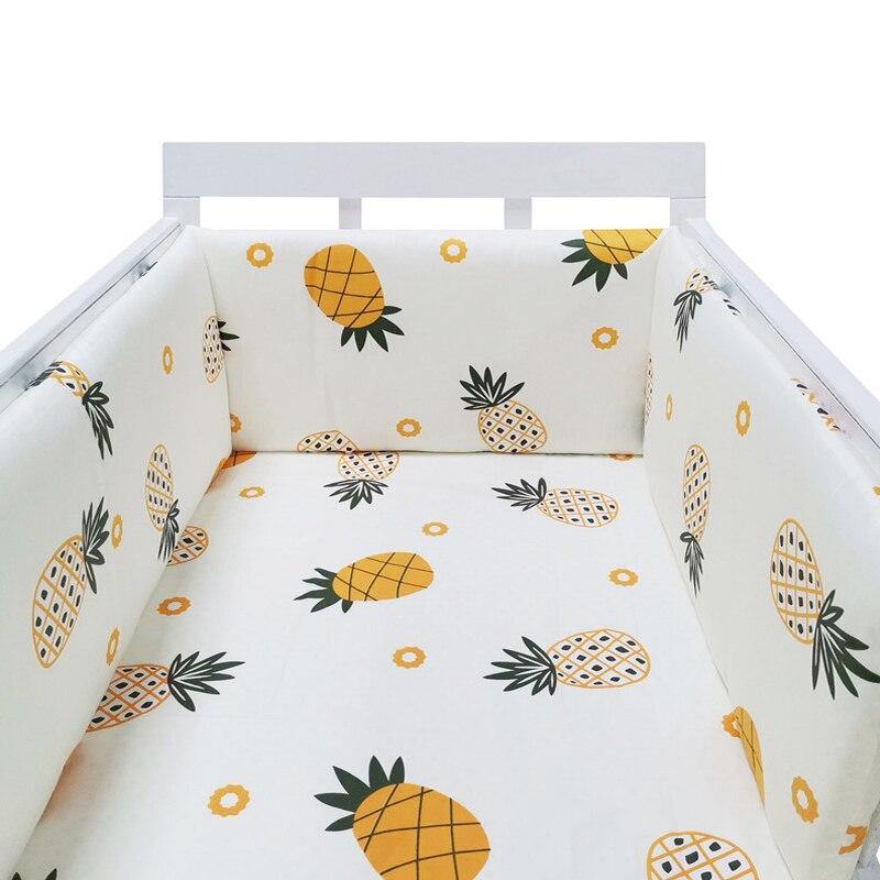 Breathable Baby Crib Padded Bumper – Mesh Cot Liner for Standard Cribs