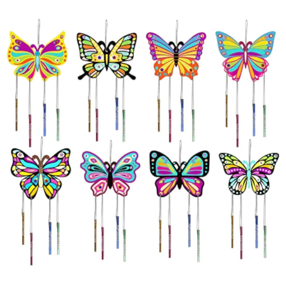 Halloween Wind Chime Craft Kit Monster, Bat, Birds & More DIY Fun