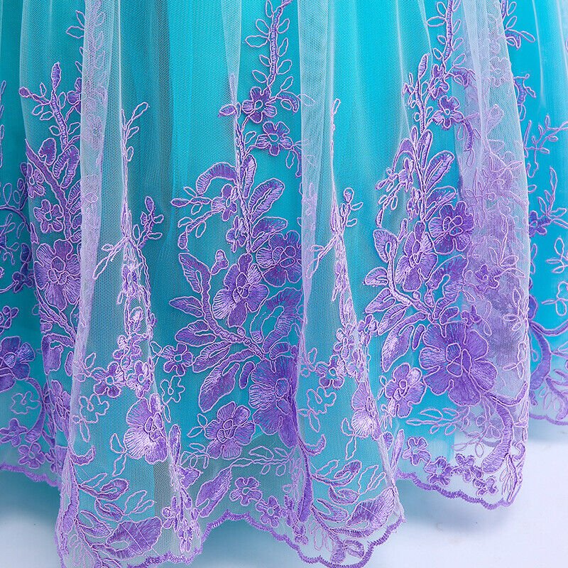 Mermaid Princess Dress Multi-Layered Costume, Ages 3–9